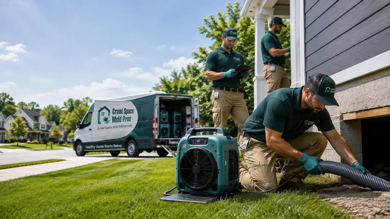 Crawl Space Mold Removal in Maquoketa, IA